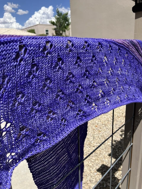 Madelinetosh Twist Light with Pashima handknit Madeline tosh 