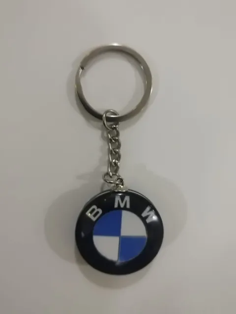 Medal keys For cars BMW fans shape Keychain Men Women Key Chain Genuine Metal