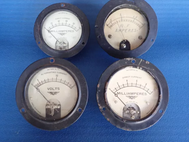 Antique gauges and electronics