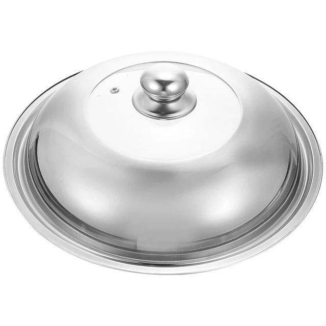 Couvercle de poêle en acier inoxydable Couvercle de pot multi-fonctions Round