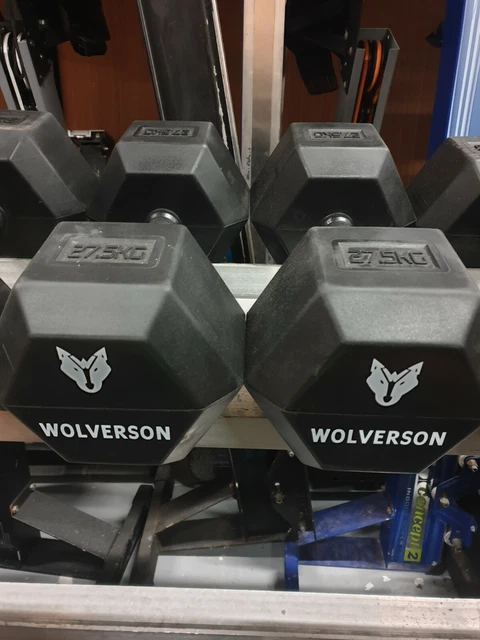 Wolverson hex dumbbells sales