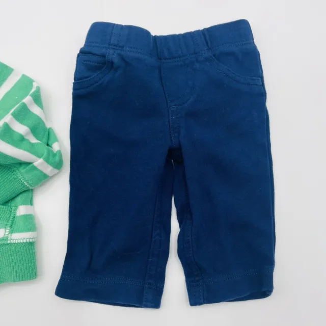 Carters Infant Baby Boy Size Newborn 2 Piece Set Hooded Sweatshirt & Pants 1183 3