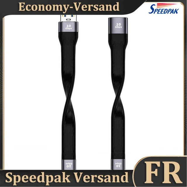 USB Male/Female to Type C Cable Short Fast Charging Cord Data Wire Support PD Ho