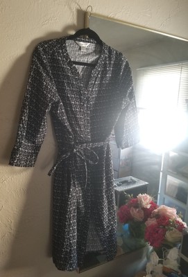 Women's Size Medium Christopher & Banks dress colors black & white NWOT