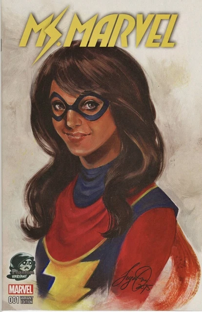 (2016) Ms Marvel #1 Siya Oum Color Phantom Variant Cover!
