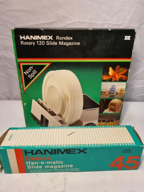 HANIMEX Rondex Rotary 120 Slide Magazine & Deluxe 45 Magazine