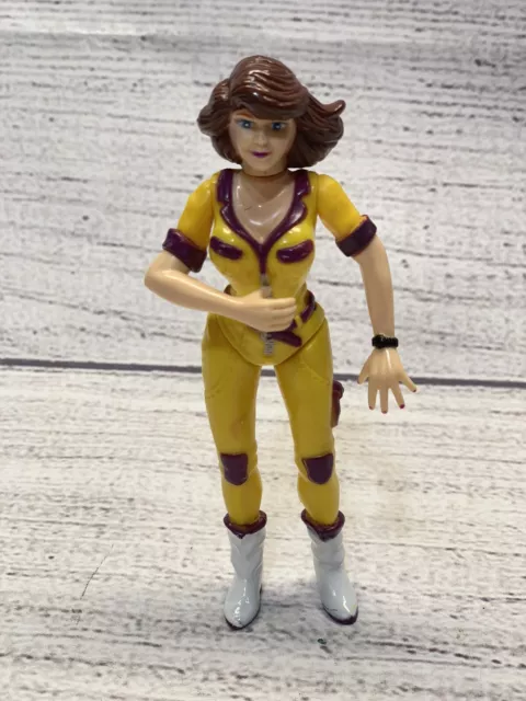 April O'Neil 1992 Vintage Teenage Mutant Ninja Turtles Playmates TMNT Purple
