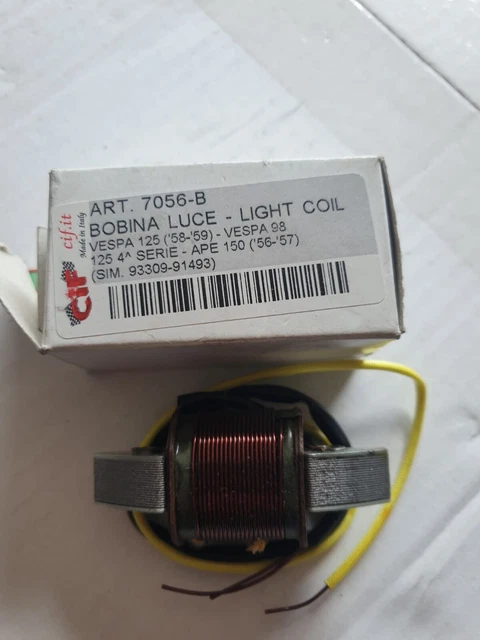 Bobina Luce 7056/B PIAGGIO 93309 91493 - VESPA 125 ('58-59) '98 4 SERIE -APE 150