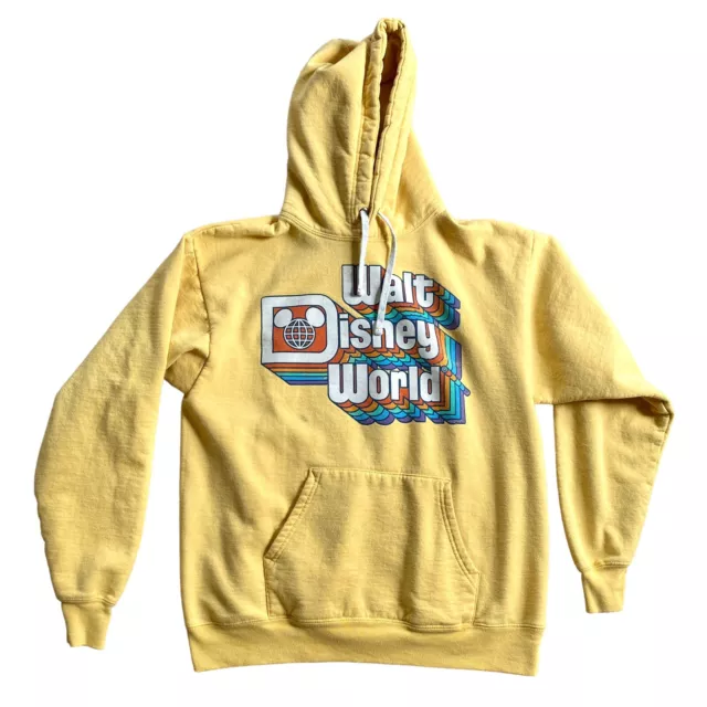 WALT DISNEY WORLD Parks Womens Mens Unisex medium Yellow Retro