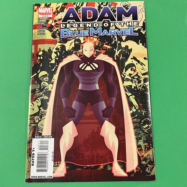 Adam: Legend of the Blue Marvel Comics #3 (2009) Scarce Low Print VF/NM