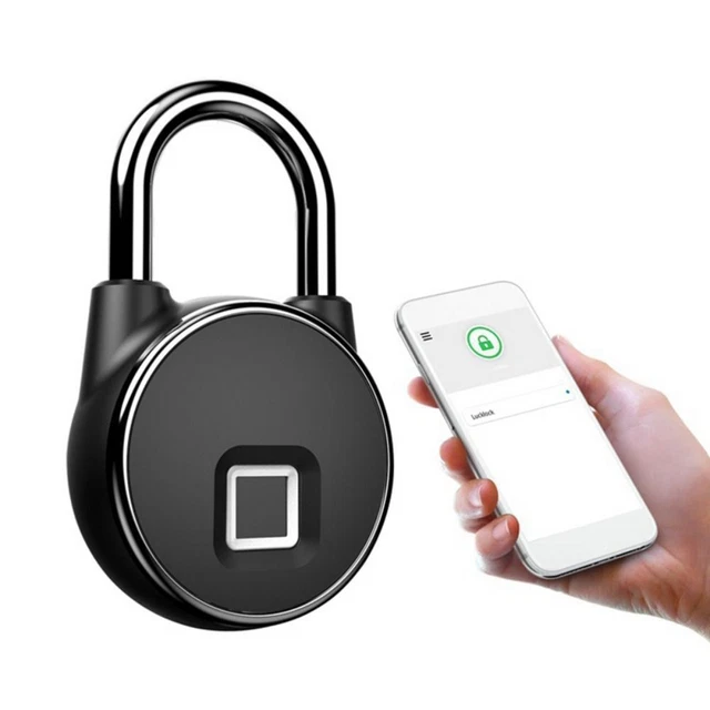 Serrure d'armoire Sans clé Serrure d'empreinte digitale Cadenas Tuya Bluetooth