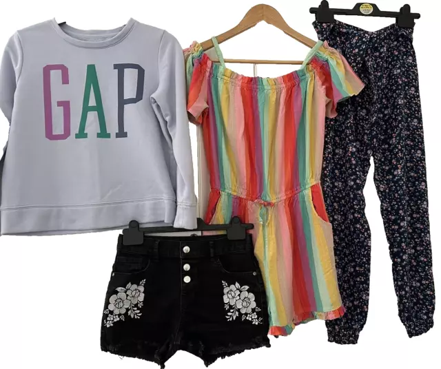 Girls Bundle/Gap/Next/F&F/Primark/Trousers/Playsuit/Sweatshirt/Shorts. Age 11/12