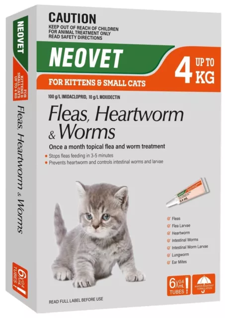 Neovet For Kittens & Small Cats (Up To 4Kg) 6 Pack