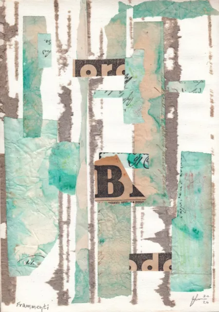 Collage ORIGINALE - Pezzo unico! - f.to cm.21x29,7 - Fai più bella la tua casa!
