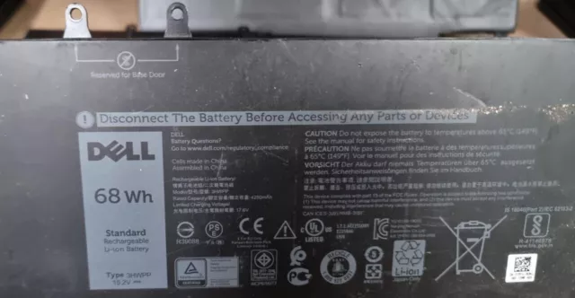 3HWPP 68WH 15.2V 4250mAh Original Battery Review the desc for compatible devices