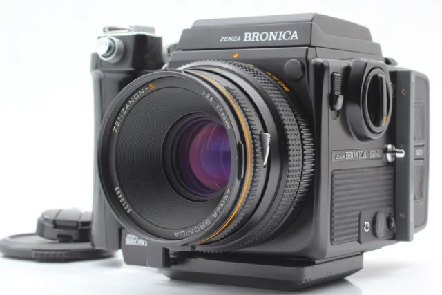 [Casi como nuevo + 3] Lente Bronica SQ-Ai S 80 mm f/2,8 6x6 120 película posterior buscador WLF JAPÓN