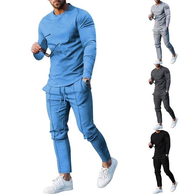 Uomo Abbigliamento Sportivo Abiti Uomo Tuta Abbigliamento Girocollo Pantaloni