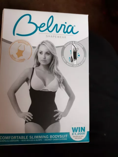 JML BELVIA LADIES Body Suit Shaper Bodysuit Shapewear Waist Tummy