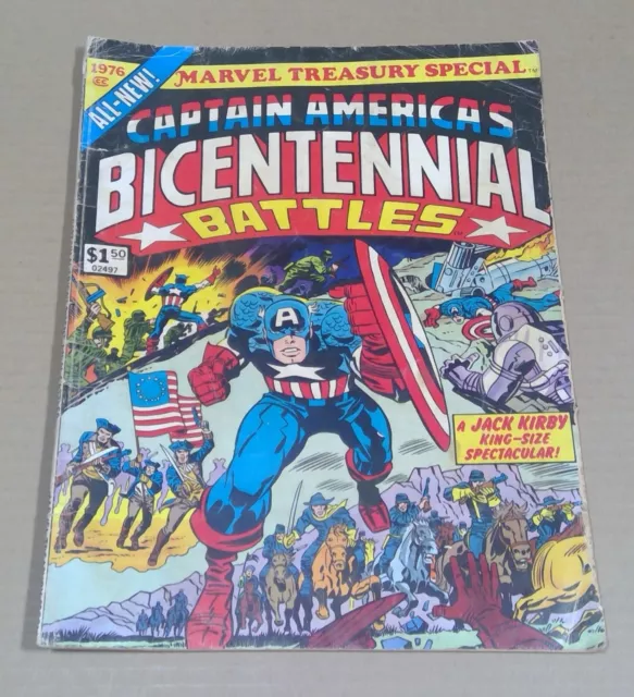 Marvel Treasury Special Captain America's Bicentennial Battles 1976