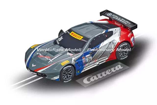 Carrera GO Chevrolet Corvette C7.R GT3 „Callaway Competition USA, No.26“ 1:43.