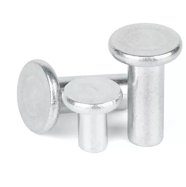 1700 pz M2,5*8 mm rivetto in alluminio solido testa piatta rivetto rivetti in alluminio