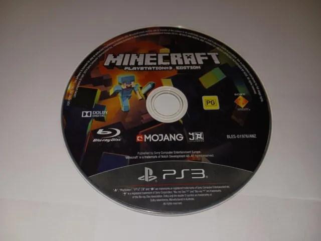 Minecraft: PlayStation 3 Edition (PlayStation 3, PS3, 2014) CIB