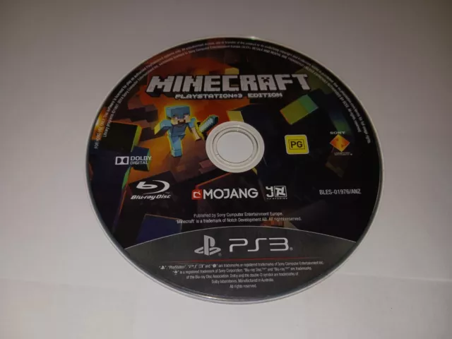 MINECRAFT: PLAYSTATION 3 edition (Ps3, 2014) Complete Mojang $19.18 -  PicClick AU