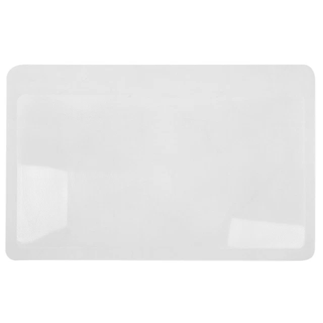 3 x lente di ingrandimento lente di ingrandimento borsa Fresnel formato carta di credito trasparente6200