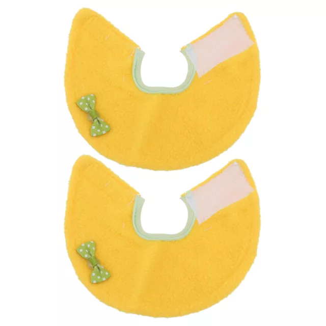 2 Pcs Bird Bite Collar Polar Fleece Small Puppy Anti- Grab Plucking