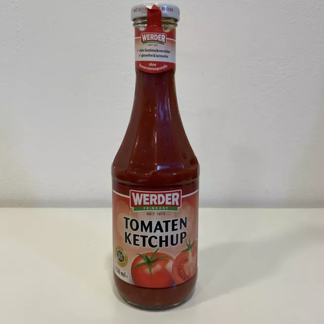 Werder Tomaten Ketchup 750ml Vorteilsflasche Ostprodukt 13,32€/l