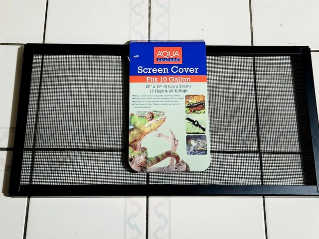 Aqua Culture Aquarium Screen Cover fits 10-Gallon Tank