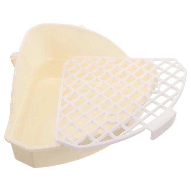 Kleine Katzentoilette 4er Set – 35x24x7 Cm, Aus Kunststoff, Stapelbar, Leicht Zu Reinigen, Für Kätzchen & Kleintiere