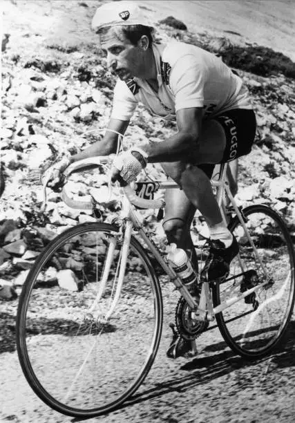 Tom Simpson On The Slopes Of Mont Ventoux France 1967 Old Photo