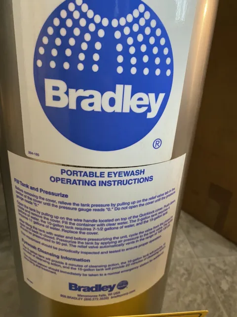 Bradley S19-671 Pressurized Eye Wash System