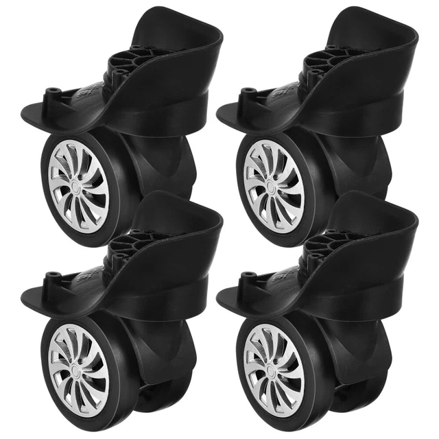 Una Coppia A65 Valigia Nera Mute Wheel Universale Sostituzione Bagagli Forniture Per Esterni  S Sostituzione Bagagli Forniture Per Esterni S 94844796