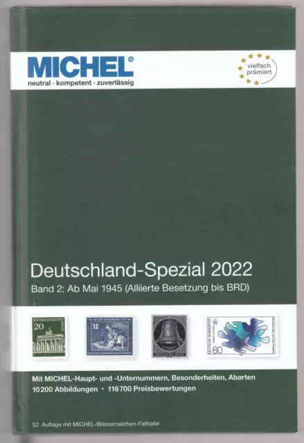 Katalog Michel-Deutschland-Spezial 2022 Band 2 gebraucht/sehr guter Zustand