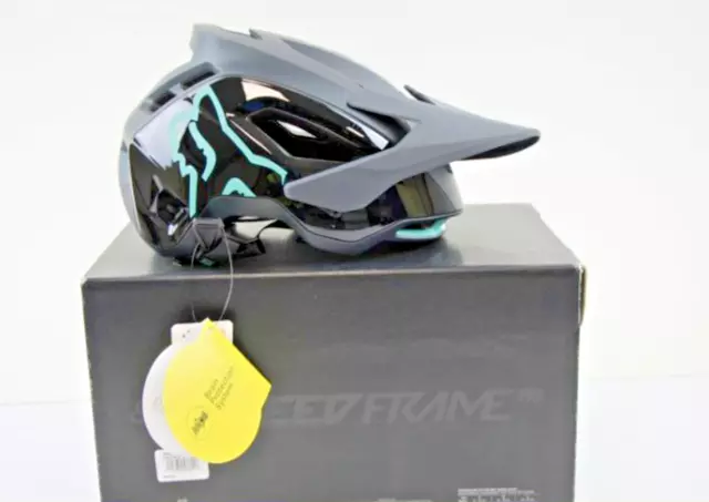 FOX RACING SPEEDFRAME PRO HELMET Medium - TEAL - New & Boxed