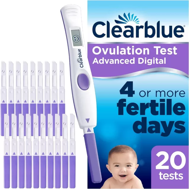 Clearblue Advanced Digital Ovulation Test, 20 count