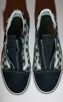 Vans Damier Noir & Turquoise SZ 7.5 Femme 6 Homme Skate Chaussures 