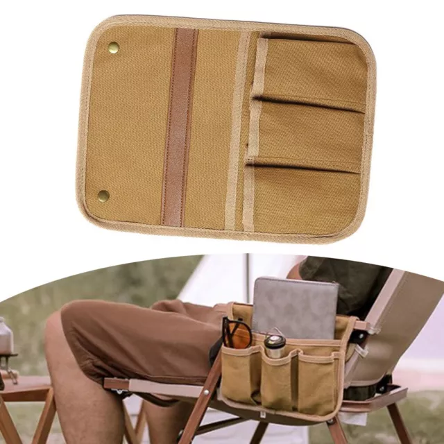 Permanent New Practical Double Layer Storage Luxurious Leather Armrest Camping