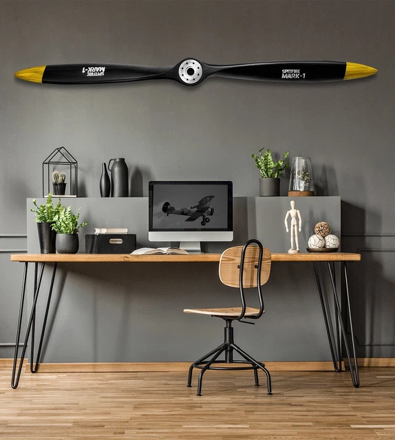 Wooden Airplane Propeller for Wall Decor SPITFIRE MARK-1 6 feet by WoodFeather Wooden Airplane Propeller for Wall Decor SPITFIRE MARK-1 6 feet by WoodFeather