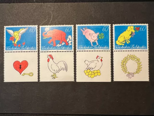 Liechtenstein 1994 Greetings Stamp Set, MNH......Free UK Postage