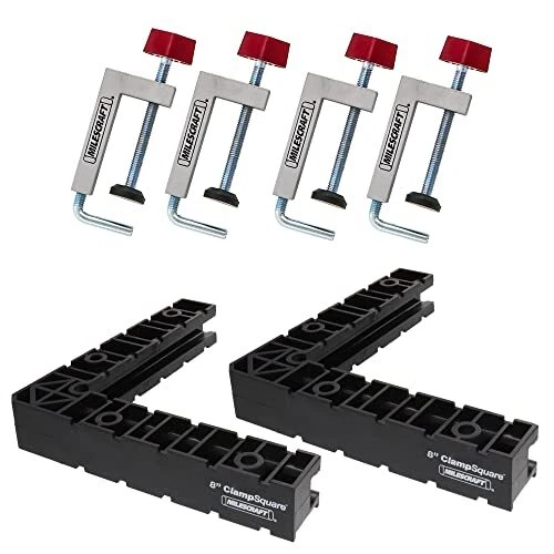 Fence Clamp Kit 100 Set 90 Corner Clamp Positioning/Assembly Squares 6-Piece