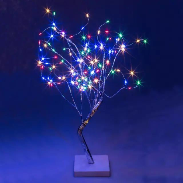 LICHTERBAUM MIT 810 LED kaltweiß Flashlights 210 cm Trauerweide  Weihnachtsbaum EUR 219,99 - PicClick DE
