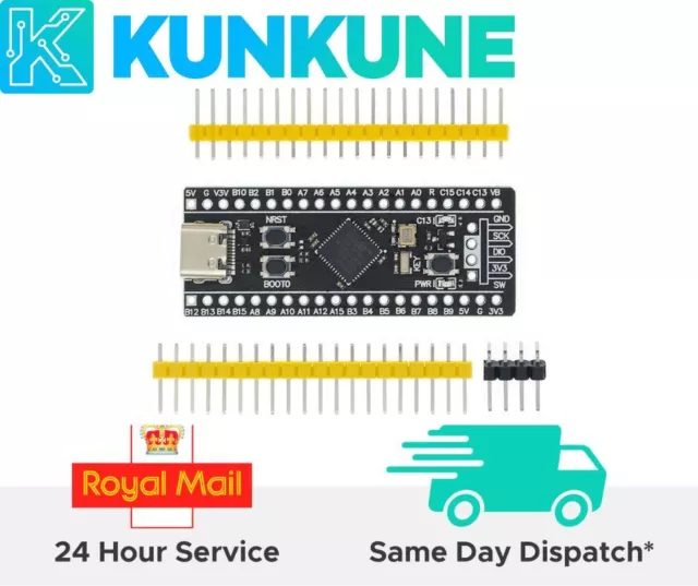 STM32F401 and STM32F411 Development Board Black Pill -UK