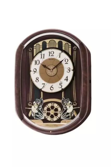 Seiko Melody Musical Wall Clock QXM297B