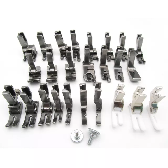 25Pcs Presser Feet Set Fit For Juki Brother Singer Consew High Shank