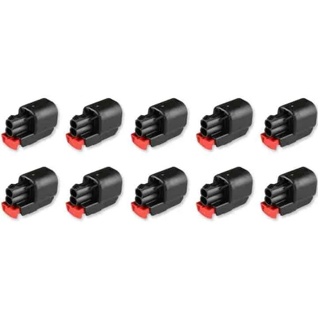 Holley 570-326 Ford Parts MX 150 Electrical Wiring Harness Connector 2-Cavity Fe