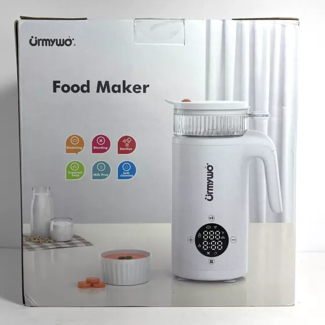 New Baby Food Maker, 6 in 1 Baby Food Processor Steamer Blende. Self Cleaning