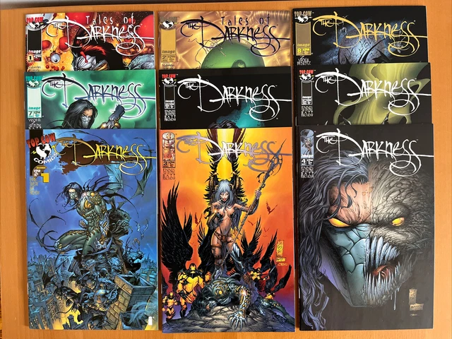THE DARKNESS #1 Image Top Cow, Variant BLUE Cover VF/NM  Lot of 9